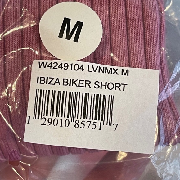 Cotton Citizen Lavender Mix Ibiza Biker Shorts - Medium - NWT - Picture 2 of 2